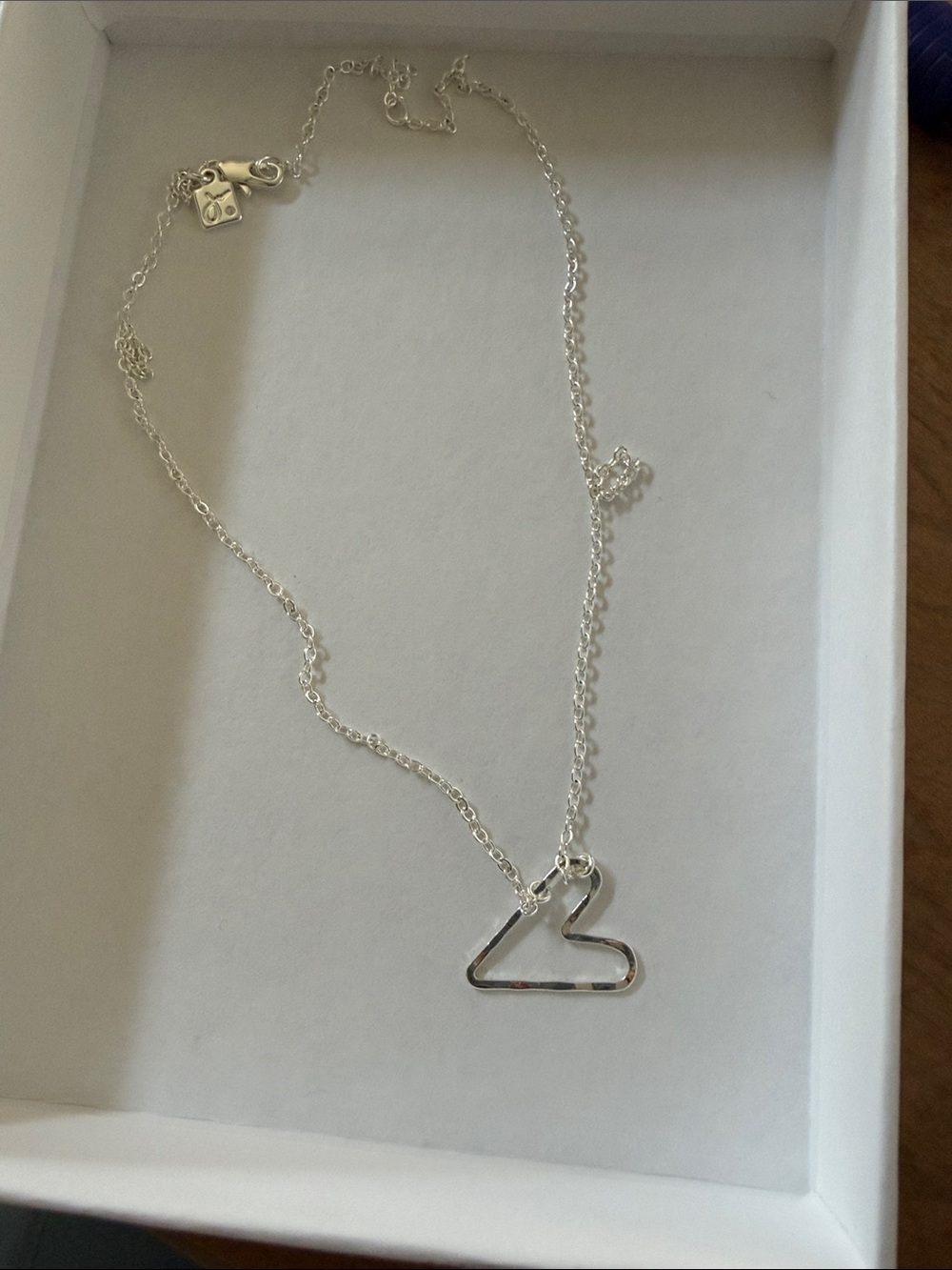 James Michelle Itty Bitty Heart Necklace Silver